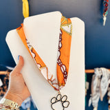 Clemson Pride Scarf Necklace - Final Sale