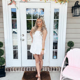 The Shoulder Bubble Hem Dress