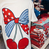 Cherry 'Merica Tee - Adult + Youth - Final Sale