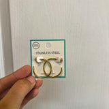 Stainless Steel Waterproof 1" Thin Hoop - Final Sale