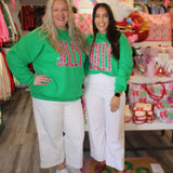 Bold + Bright Jolly Green Sweatershhirt - Final Sale