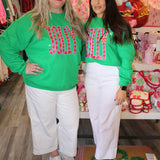 Bold + Bright Jolly Green Sweatershhirt - Final Sale
