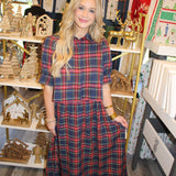 Under The Mistletoe Skirt Set - Navy