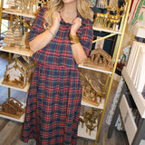 Under The Mistletoe Skirt Set - Navy