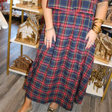 Under The Mistletoe Skirt Set - Navy