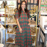 Under The Mistletoe Skirt Set - Green