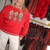 Simply | Varsity Holiday Crew Neck - Nutcracker