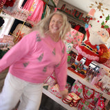 Mary Square | Sarah Sweatshirt - Green Trees