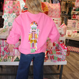 Queen Of Sparkles | Pink Candyland Nutcracker Sweatshirt - Final Sale