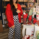 Let's Go Cardigan - Red