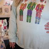 Candy Nutcracker Sequin Sweatshirt - Final Sale