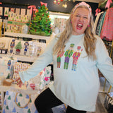 Candy Nutcracker Sequin Sweatshirt - Final Sale