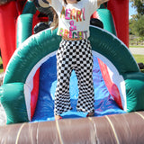 BIRDIE | Black & White Checkered Pants