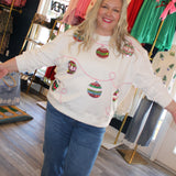 Mary Square | Sarah Sweatshirt - Ornaments