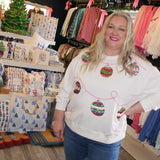 Mary Square | Sarah Sweatshirt - Ornaments