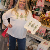 Watercolor Nutcracker Trio Sweatshirt - Final Sale