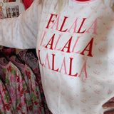 Simply | Varsity FaLaLa Holiday Crewneck Pullover - Final Sale