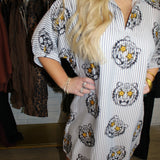 Adrienne | Charlotte Dress - Midnight Gaze