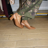 Menny Slingback - Cognac Smooth