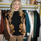 Mind If I Do Sweater Top - Black