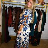 Livin The Life Midi Dress - Slate Blue