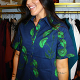 Fall in Wyoming Midi Dress - Navy