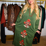 Emilia Harvest Dress Olive