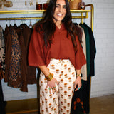 Harvest Bloom Pant Ecru