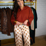 Harvest Bloom Pant Ecru