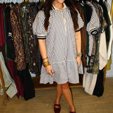 Come Back To Us Dress - Black