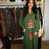 Emilia Harvest Dress Olive