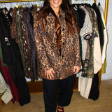 Sharon Animal Print Coat - Leopard