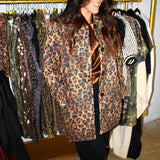 Sharon Animal Print Coat - Leopard