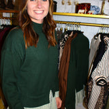 What If I Fall Top - Olive