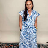 Running for The Hills Dress - Blue