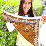 FRNCH | Foulard TANAISIE Leo ocre - Final Sale