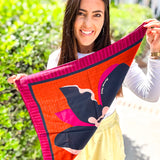 FRNCH | Foulard TANAISIE Geo flowers - Final Sale