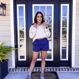 Scuba Half Zip Pullover - Heather Beige