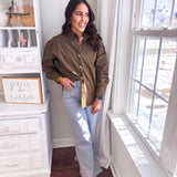 Laid Back Kind Of Style Top - Khaki