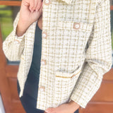 Simply Tweed Jacket - White