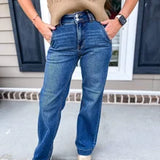 High Rise Wide Leg Jeans - Judy Blue