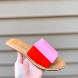 Bonfire Pink/Red Sandals