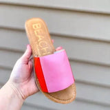 Bonfire Pink/Red Sandals