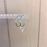 Emmary Medium Earrings - Silver *Final Sale*