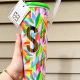 Get Tropical Straw Tumbler