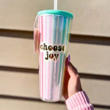 Choose Joy Straw Tumbler