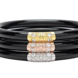 BuDhaGirl Three Kings All Weather Bangles (Black) *Final Sale*