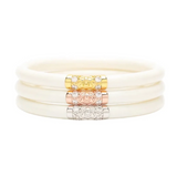 BuDhaGirl Three Kings All Weather Bangles (Ivory) *Final Sale*