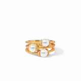 Calypso Trio Ring - Pearl