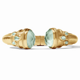 Julie Vos Cannes Cuff - Iridescent Aquamarine Blue